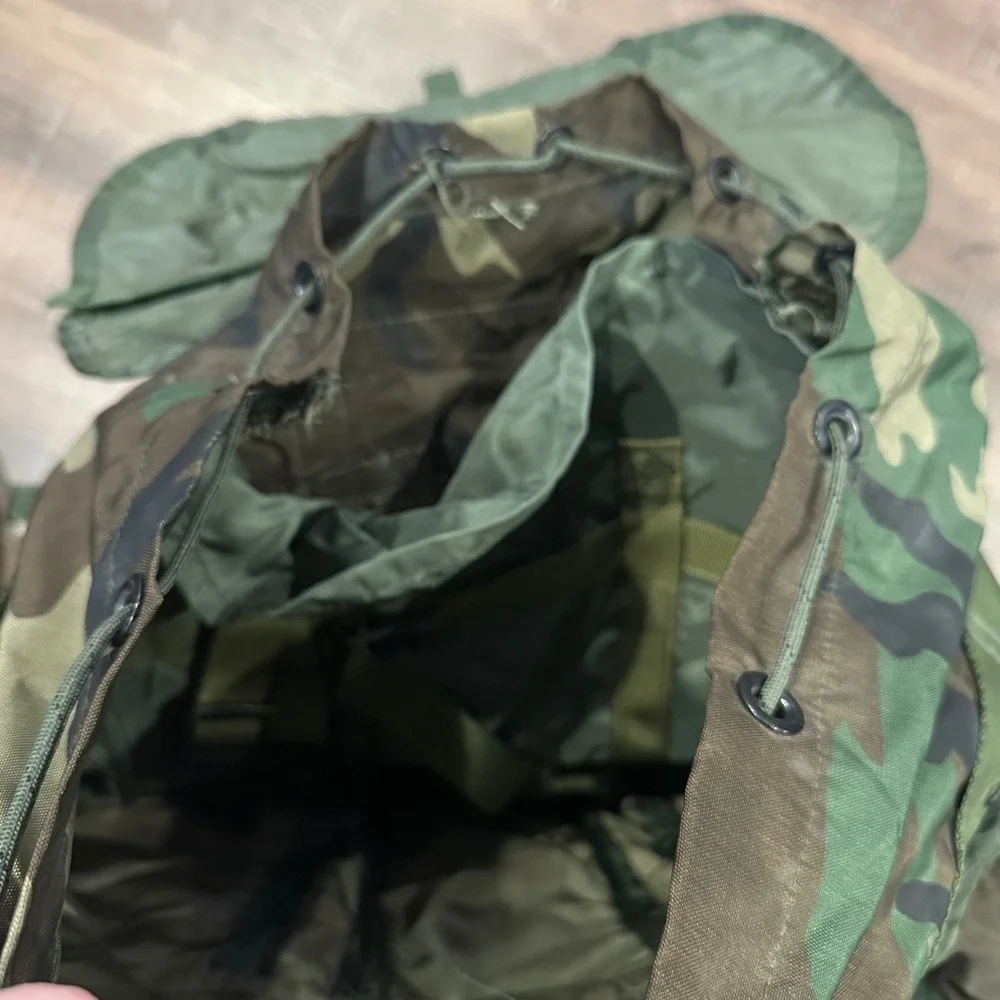 USGI Radio Carrying Case ALICE Pack Woodland Camo Medium Combat Rucksack M81